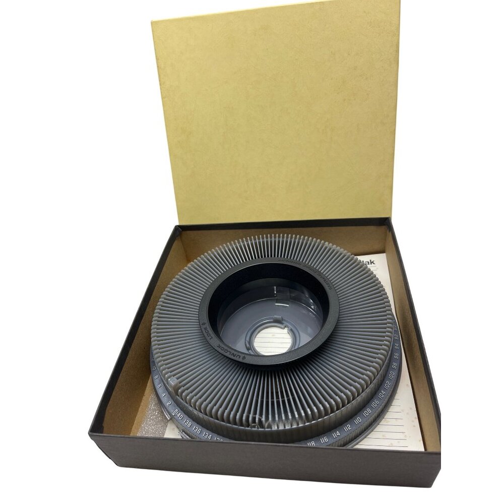 Kodak Carousel 140 Slide Tray With Original Box & Instructions